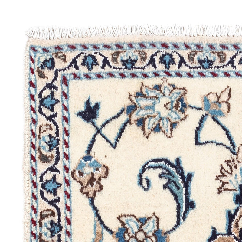 Alfombra persa - Nain - 135 x 67 cm - beige