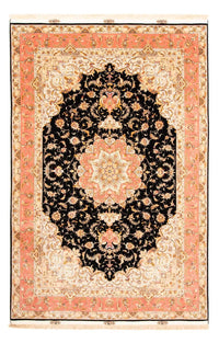 Alfombra persa - Tabriz - 297 x 198 cm - azul oscuro
