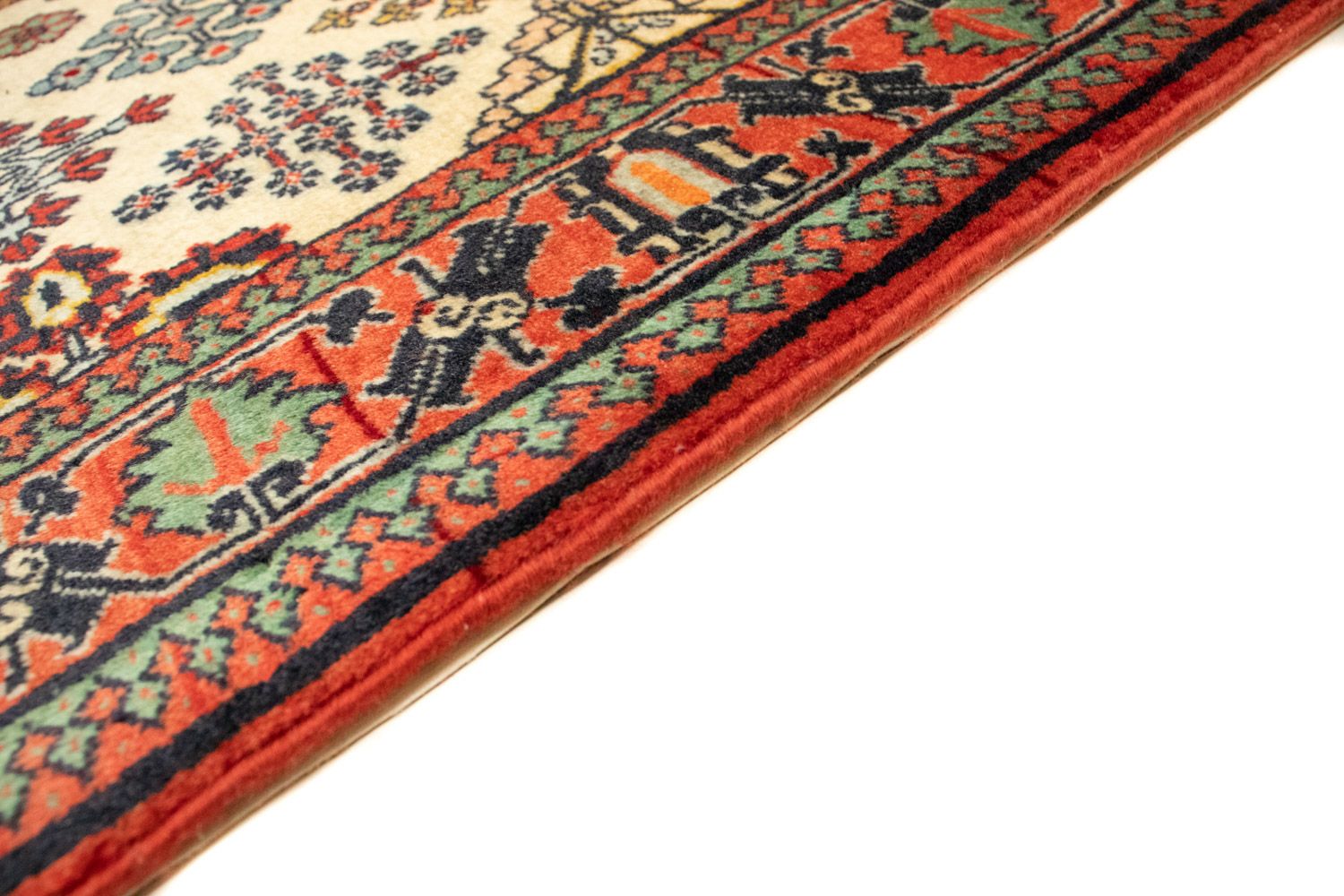 Alfombra persa - Nómada - 159 x 120 cm - beige