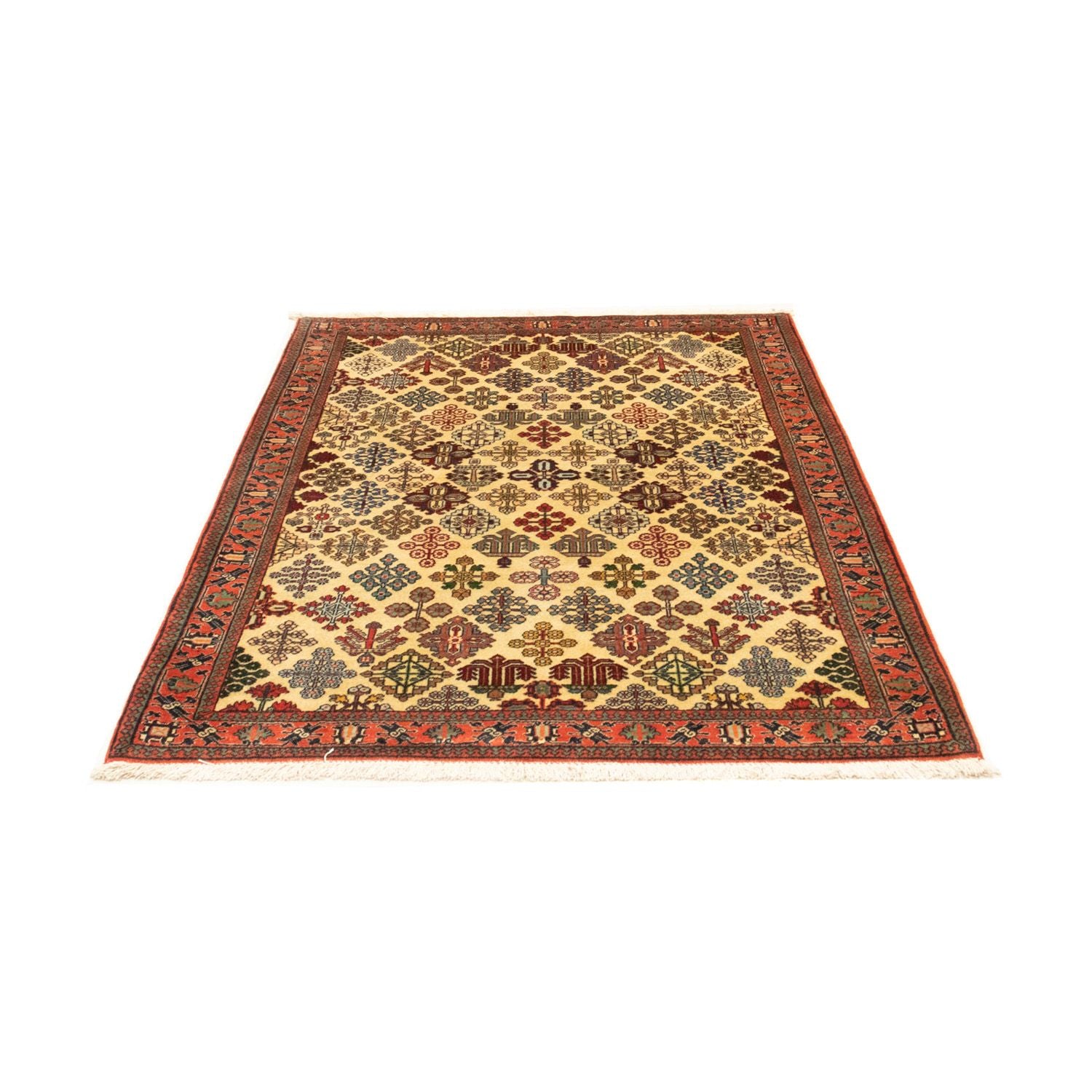 Alfombra persa - Nómada - 159 x 120 cm - beige