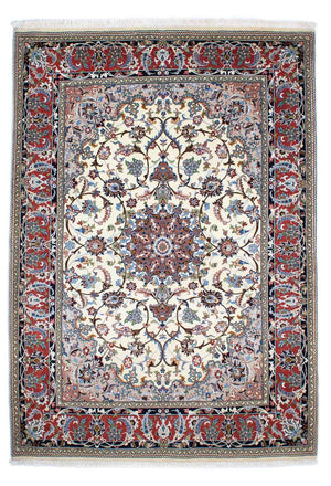 Alfombra persa - Ghom - 253 x 180 cm - beige