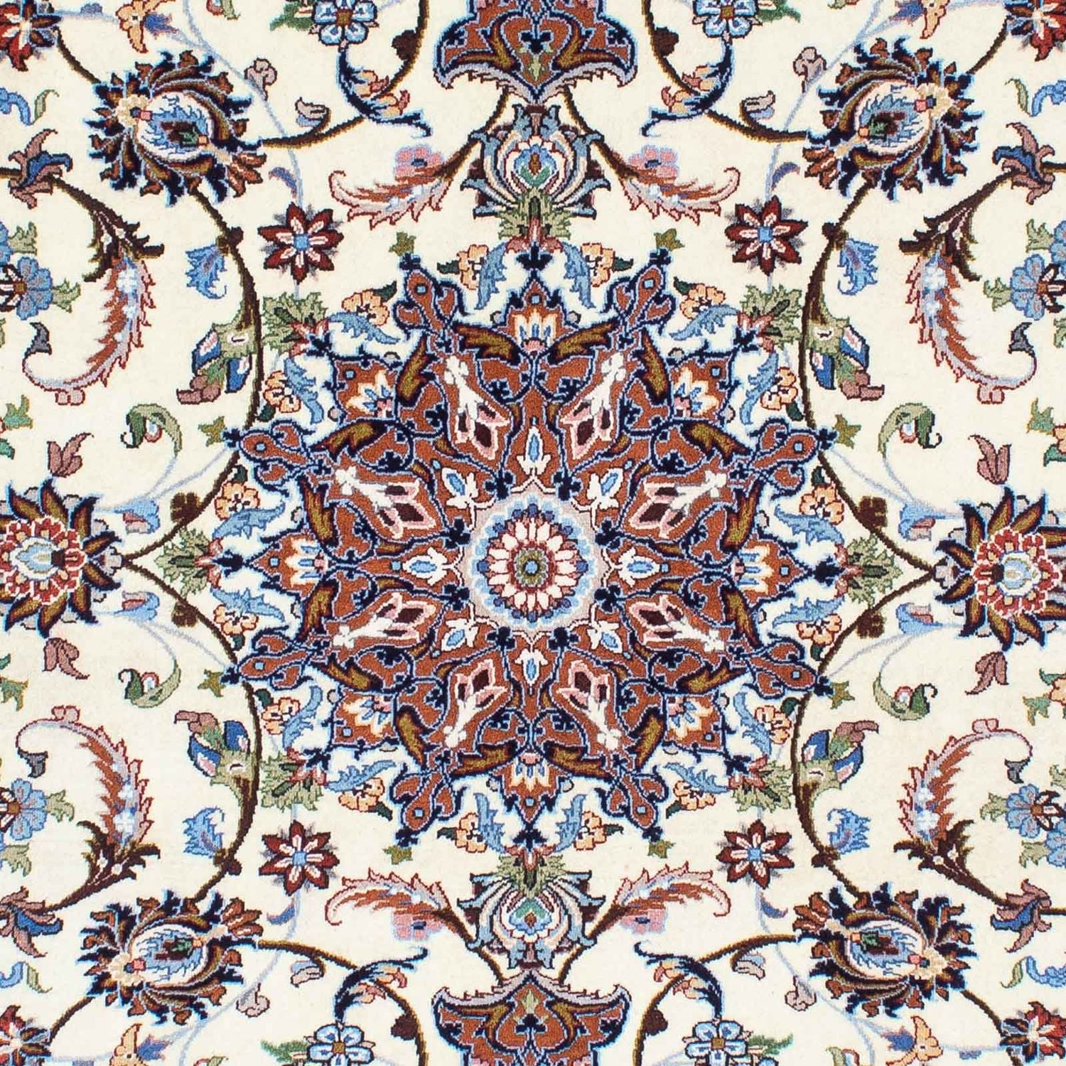 Alfombra persa - Ghom - 253 x 180 cm - beige