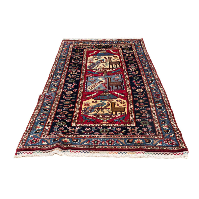 Alfombra de pasillo Alfombra Belutsch - 200 x 107 cm - azul oscuro