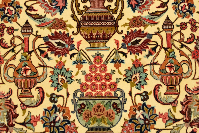 Alfombra persa - Ghom - 170 x 104 cm - beige