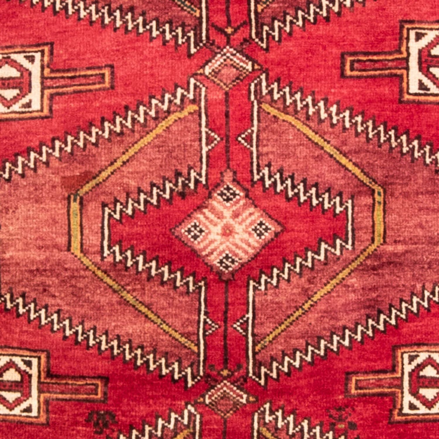 Alfombra de pasillo Alfombra Belutsch - 230 x 119 cm - rojo