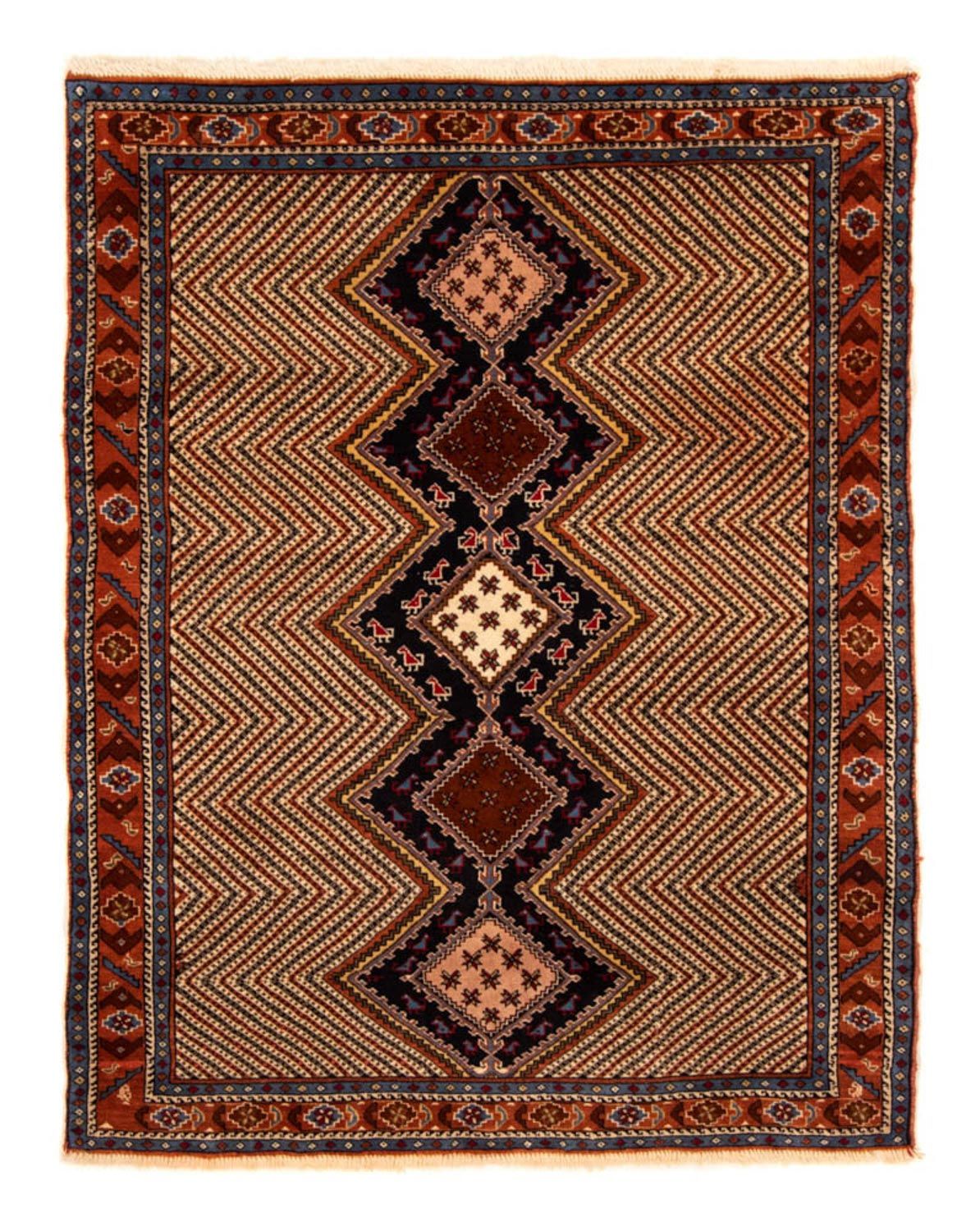 Alfombra Belutsch - 156 x 120 cm - óxido