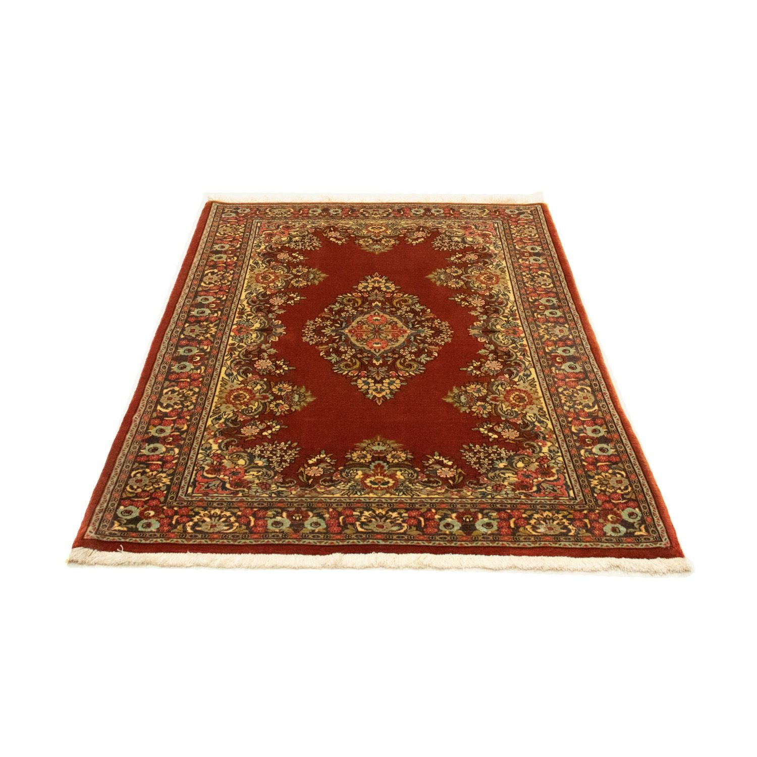 Alfombra persa - Ghom - 144 x 100 cm - óxido