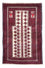 Alfombra Belutsch - 136 x 89 cm - rojo