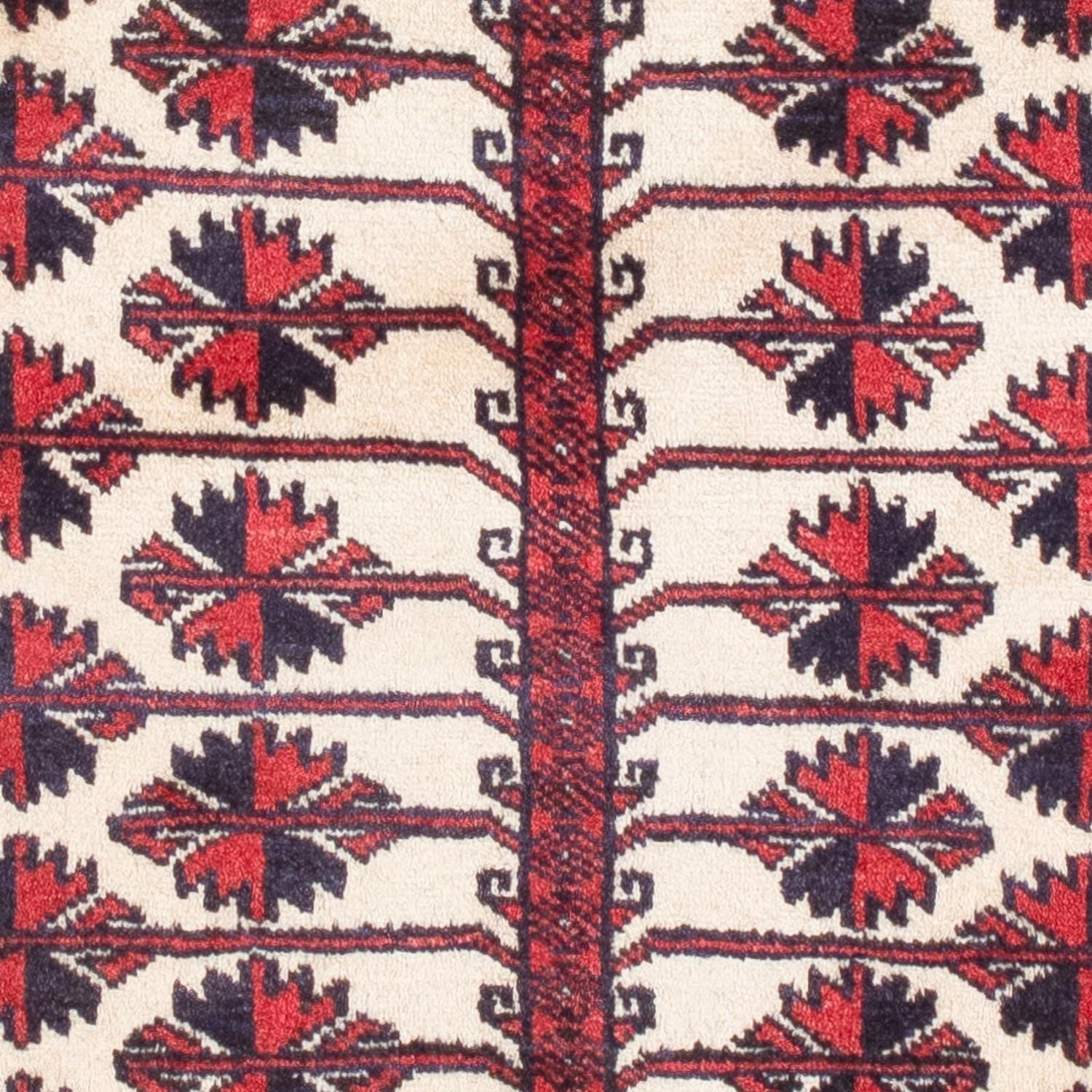 Alfombra Belutsch - 136 x 89 cm - rojo
