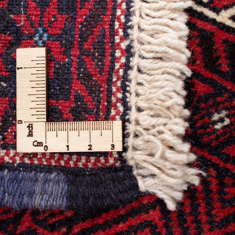 Alfombra Belutsch - 136 x 89 cm - rojo