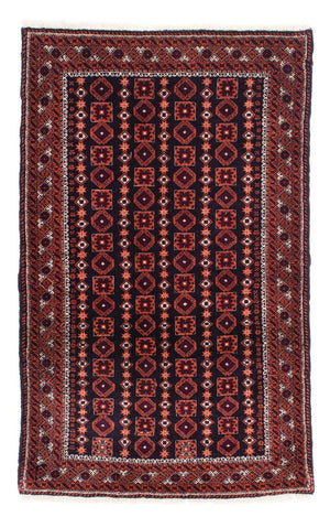 Alfombra Belutsch - 150 x 100 cm - azul oscuro