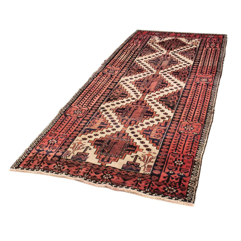 Alfombra de pasillo Alfombra Belutsch - 238 x 100 cm - rojo claro
