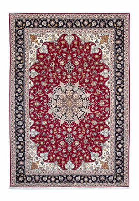 Alfombra Persa - Tabriz - Real - 292 x 204 cm - rojo oscuro