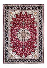 Alfombra Persa - Tabriz - Real - 292 x 204 cm - rojo oscuro