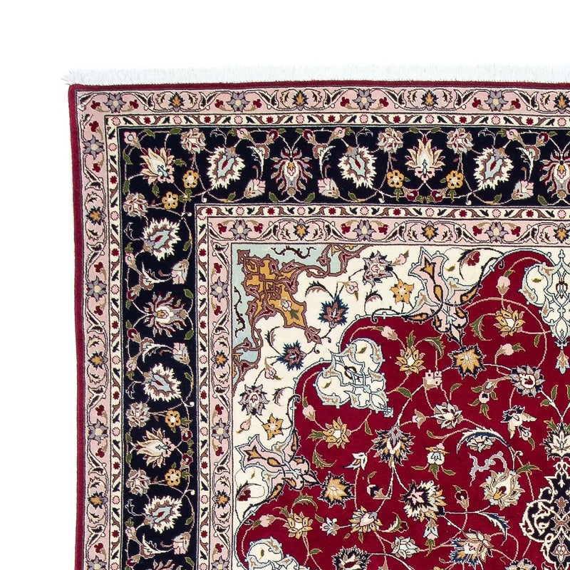 Alfombra Persa - Tabriz - Real - 292 x 204 cm - rojo oscuro