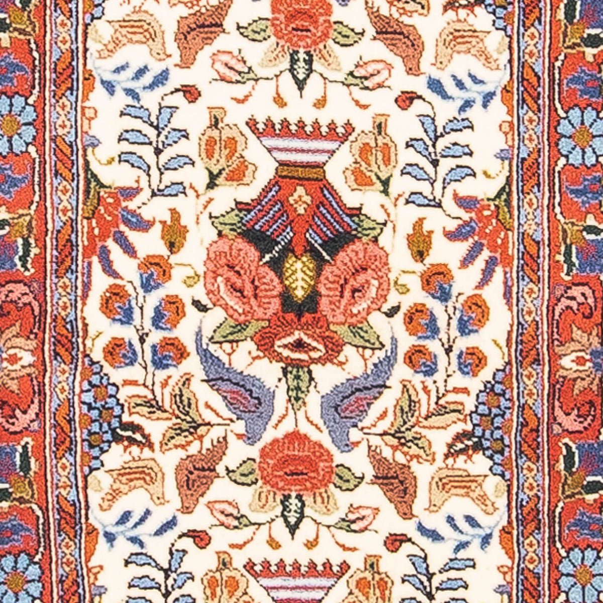 Alfombra de pasillo Alfombra persa - Bidjar - 160 x 50 cm - beige