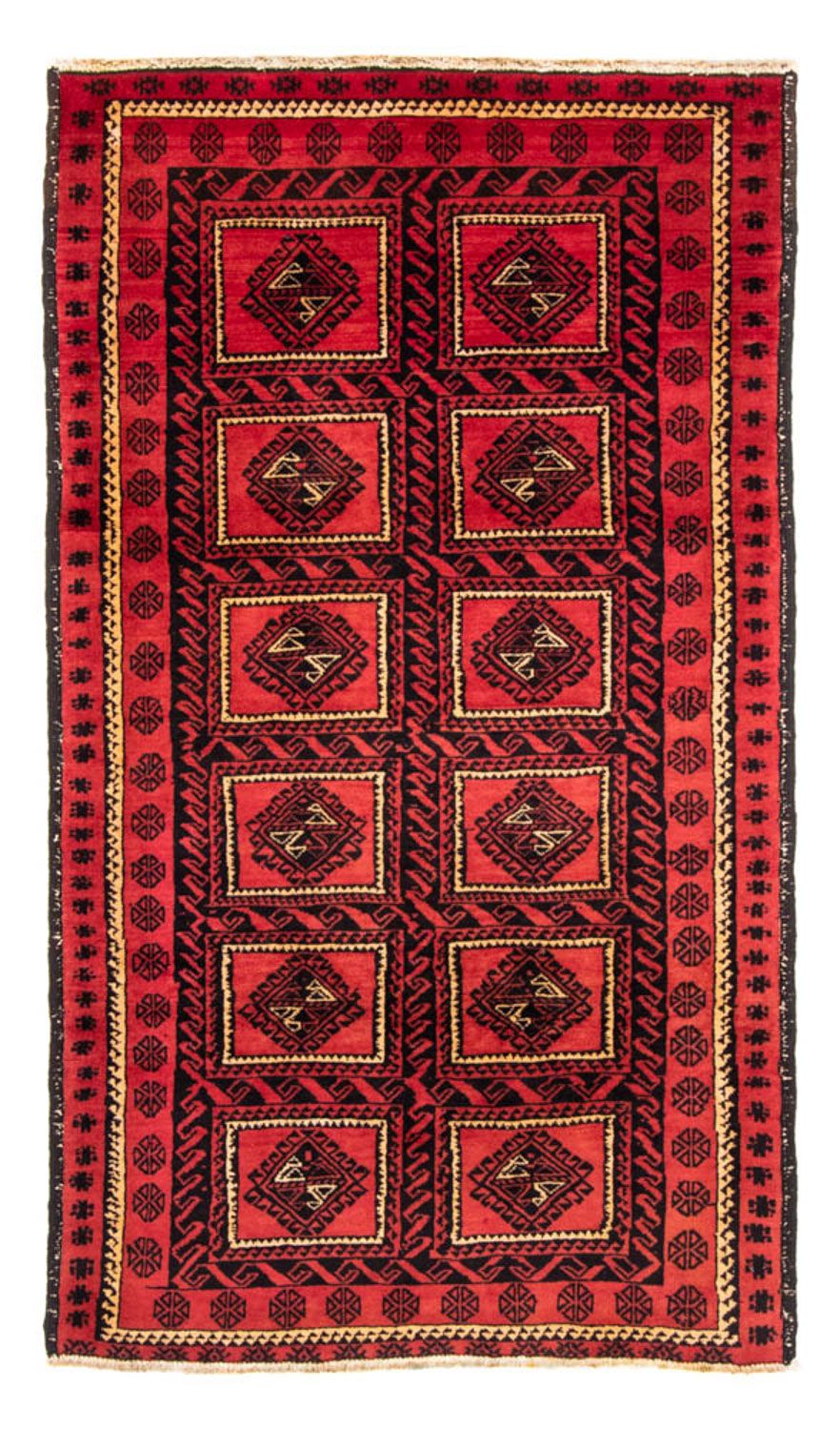 Alfombra de pasillo Alfombra Belutsch - 198 x 110 cm - rojo
