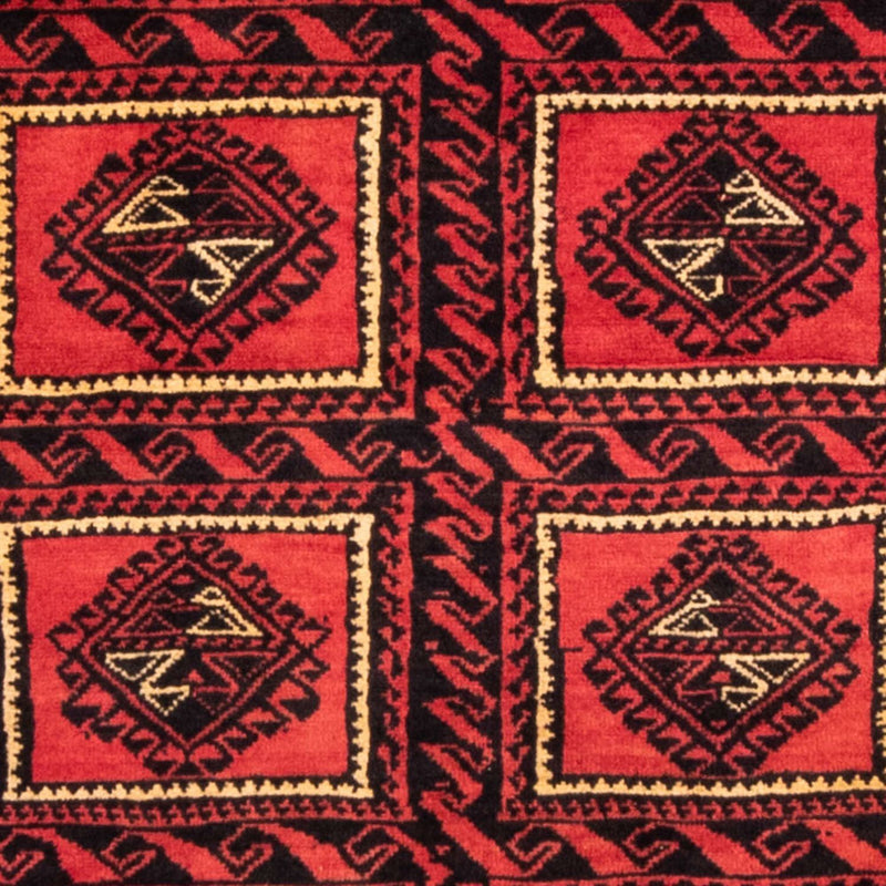 Alfombra de pasillo Alfombra Belutsch - 198 x 110 cm - rojo