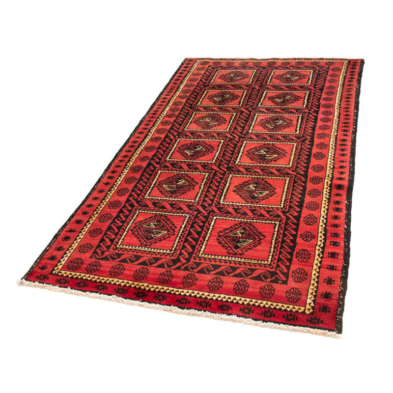 Alfombra de pasillo Alfombra Belutsch - 198 x 110 cm - rojo