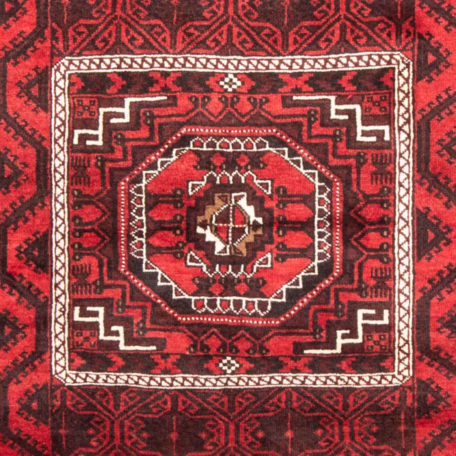 Alfombra de pasillo Alfombra Belutsch - 222 x 112 cm - rojo