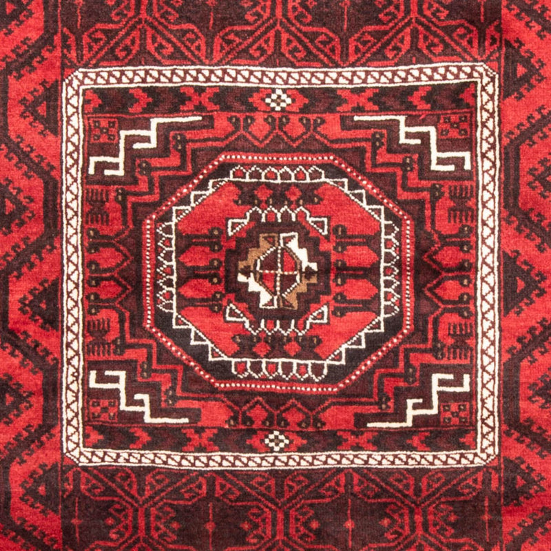 Alfombra de pasillo Alfombra Belutsch - 222 x 112 cm - rojo