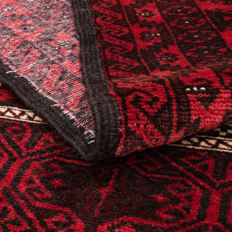 Alfombra de pasillo Alfombra Belutsch - 222 x 112 cm - rojo