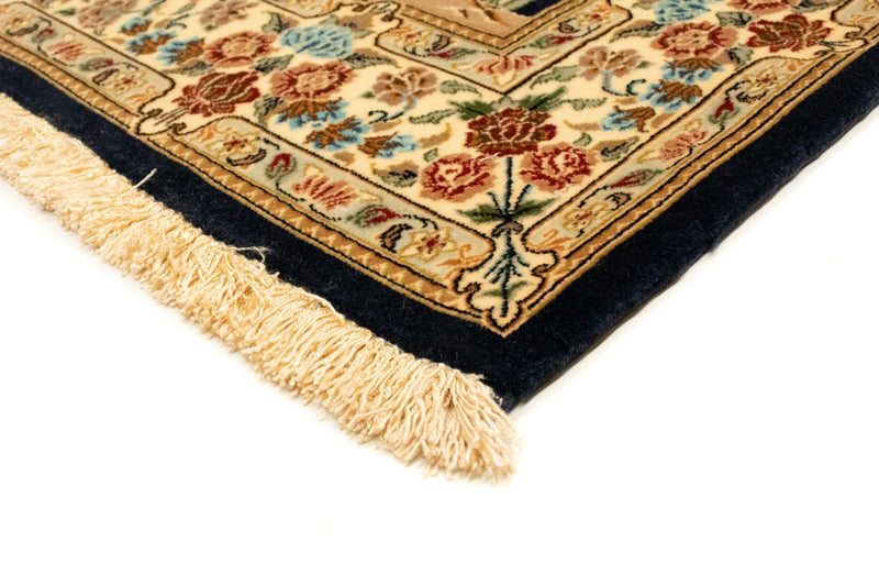 Alfombra persa - Ghom - 154 x 100 cm - negro