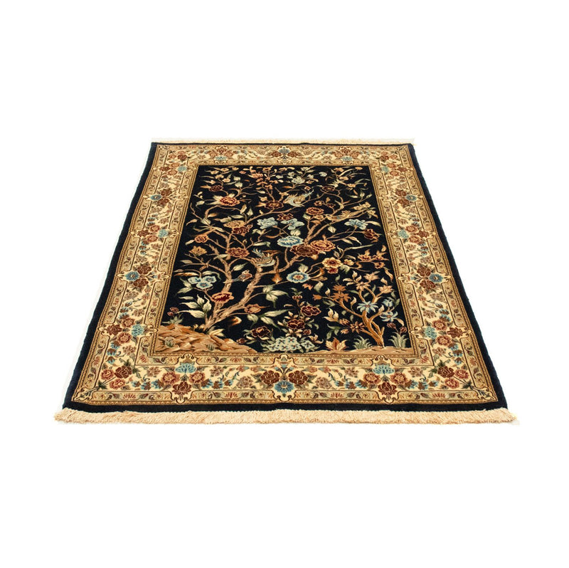 Alfombra persa - Ghom - 154 x 100 cm - negro