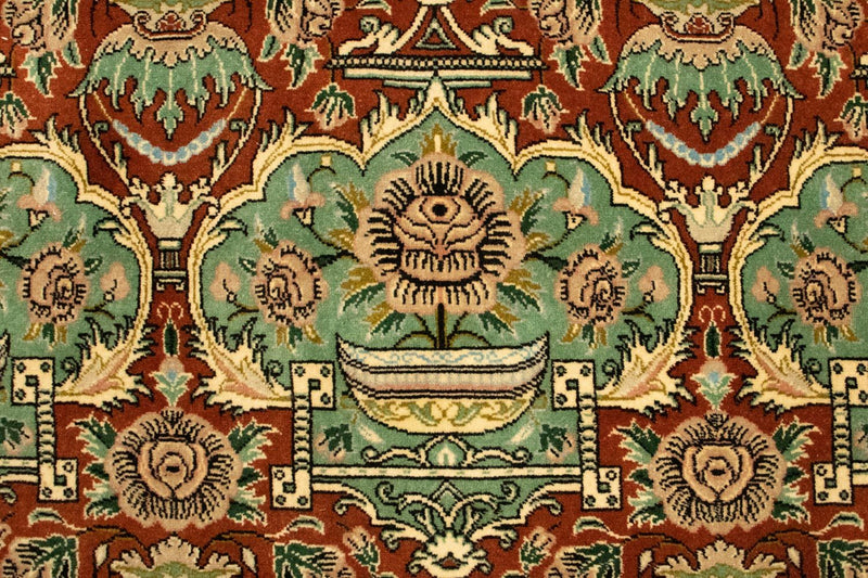Alfombra persa - Ghom - 160 x 112 cm - óxido