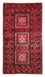 Alfombra de pasillo Alfombra Belutsch - 207 x 112 cm - rojo