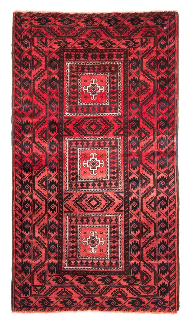 Alfombra de pasillo Alfombra Belutsch - 207 x 112 cm - rojo