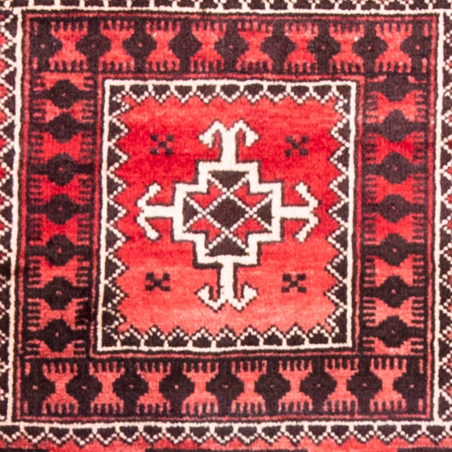Alfombra de pasillo Alfombra Belutsch - 207 x 112 cm - rojo