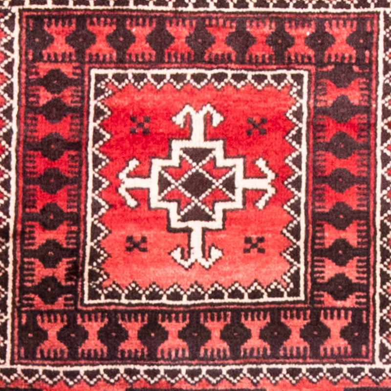 Alfombra de pasillo Alfombra Belutsch - 207 x 112 cm - rojo