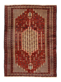 Alfombra Belutsch cuadrado  - 174 x 133 cm - rojo