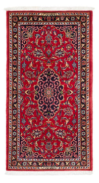 Alfombra persa - Keshan - 130 x 68 cm - rojo