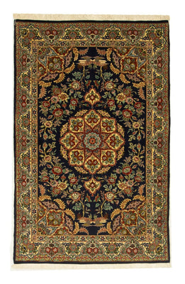 Alfombra persa - Ghom - 170 x 108 cm - negro