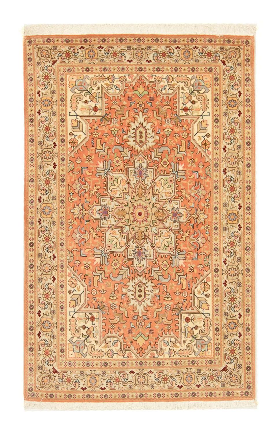 Alfombra Persa - Tabriz - Real - 160 x 100 cm - rojo claro