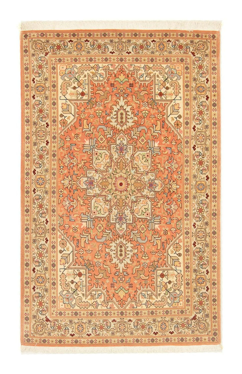 Alfombra Persa - Tabriz - Real - 160 x 100 cm - rojo claro