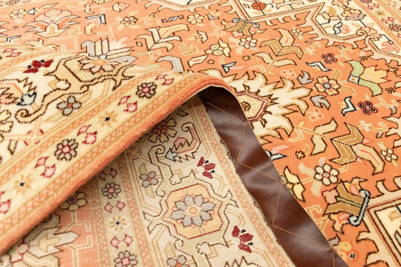 Alfombra Persa - Tabriz - Real - 160 x 100 cm - rojo claro