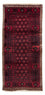 Alfombra de pasillo Alfombra Belutsch - 222 x 110 cm - rojo oscuro