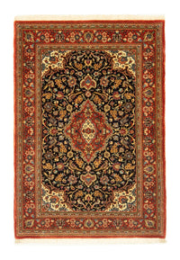 Alfombra persa - Ghom - 151 x 103 cm - negro