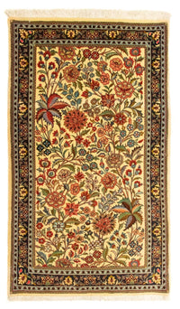 Alfombra persa - Ghom - 128 x 77 cm - beige