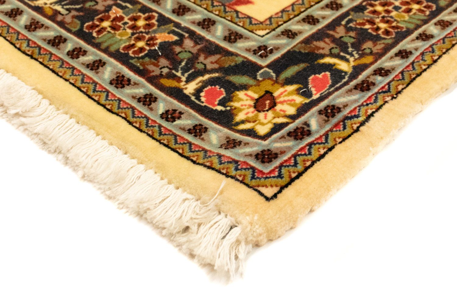 Alfombra persa - Ghom - 128 x 77 cm - beige