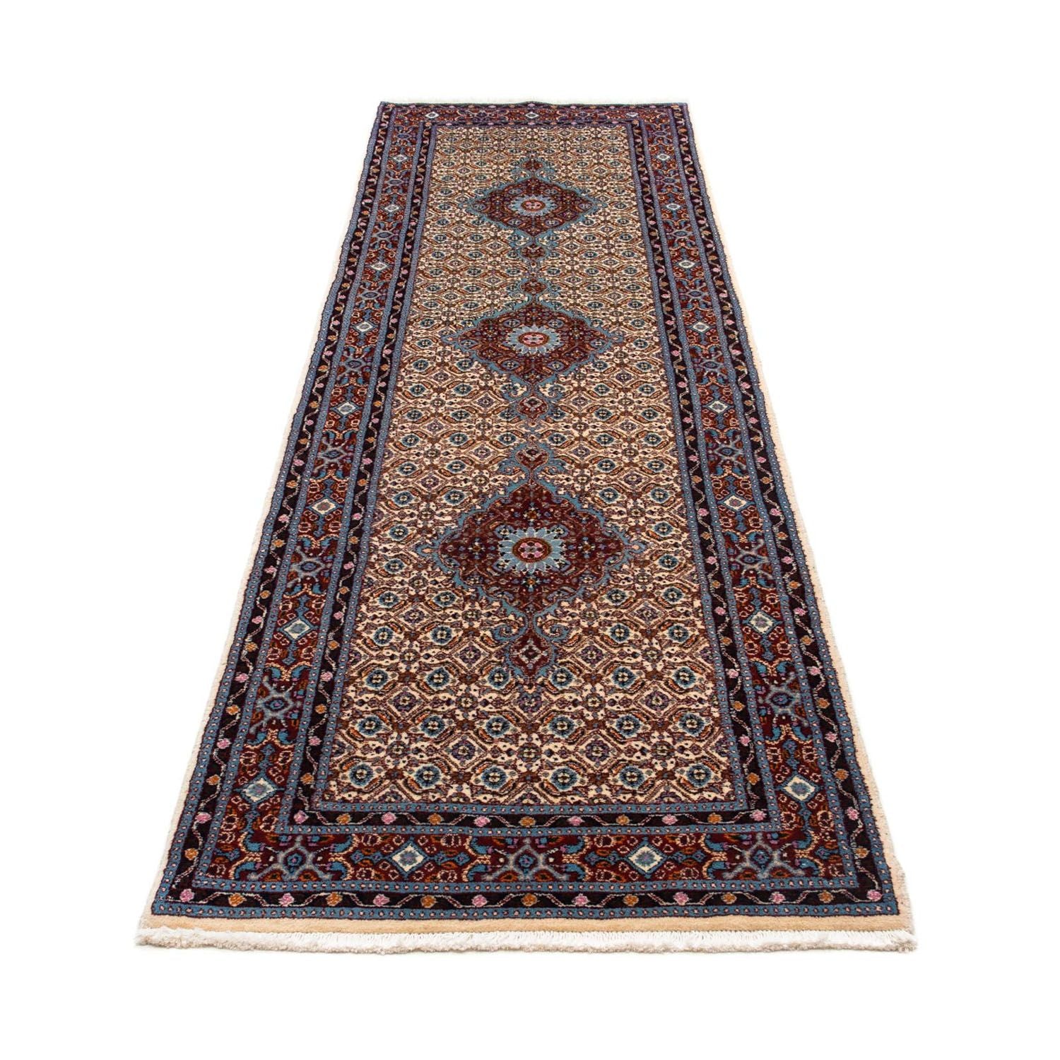 Alfombra de pasillo Alfombra persa - Clásica - 295 x 77 cm - beige
