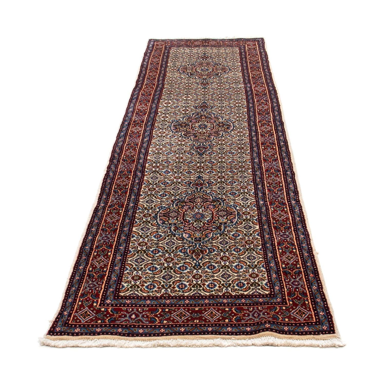 Alfombra de pasillo Alfombra persa - Clásica - 298 x 77 cm - beige