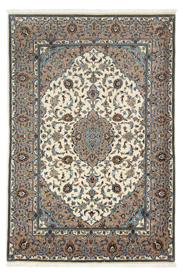 Alfombra persa - Keshan - 172 x 110 cm - beige