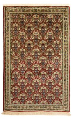 Alfombra Persa - Tabriz - Real - 129 x 82 cm - rojo