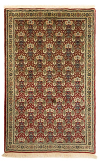 Alfombra Persa - Tabriz - Real - 129 x 82 cm - rojo