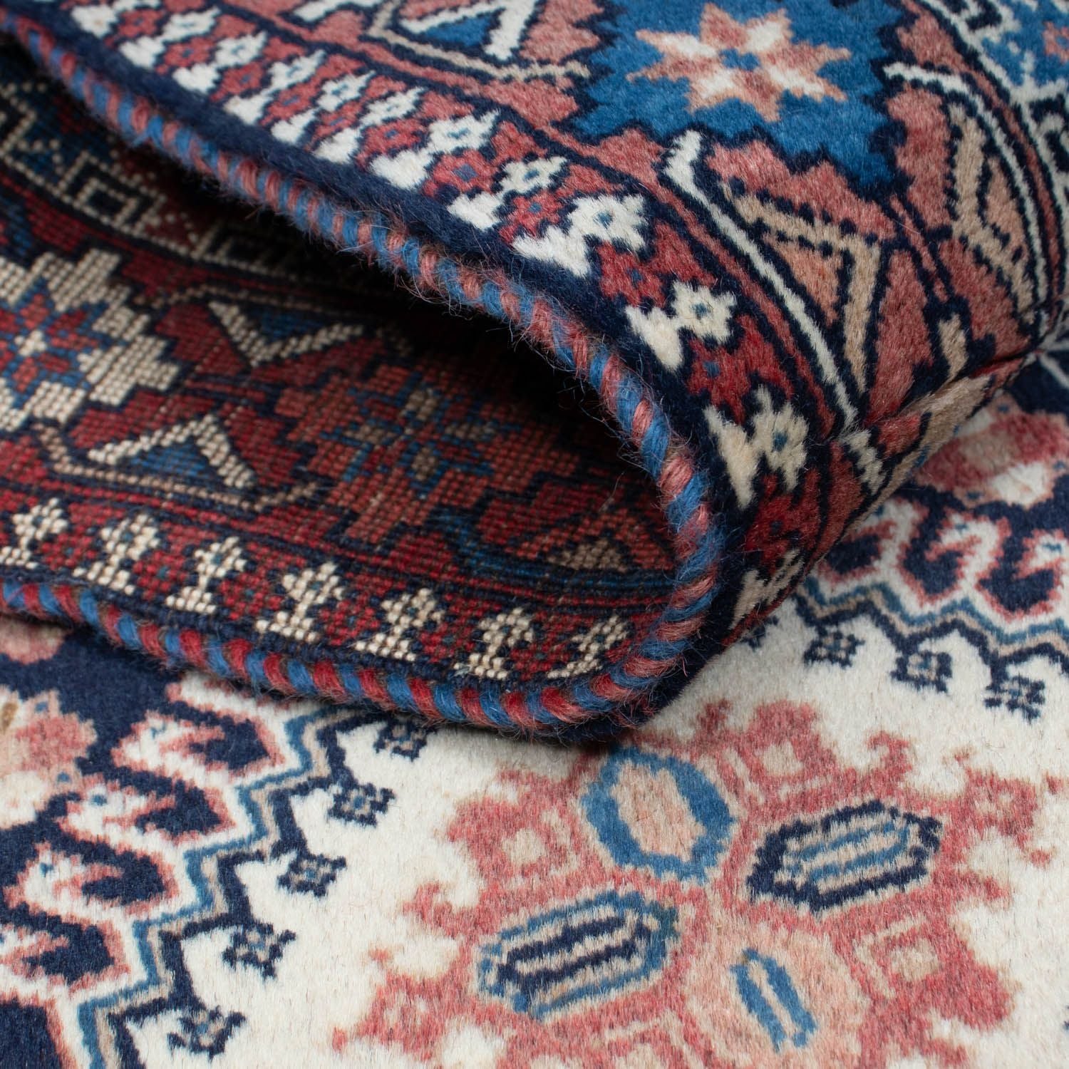 Alfombra de pasillo Alfombra persa - Nómada - 186 x 82 cm - rojo claro