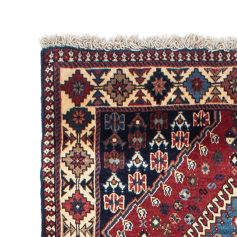 Alfombra de pasillo Alfombra persa - Nómada - 210 x 83 cm - rojo oscuro